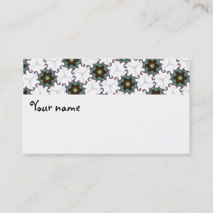 Business Card Jimette Design black brown white Visitekaartje