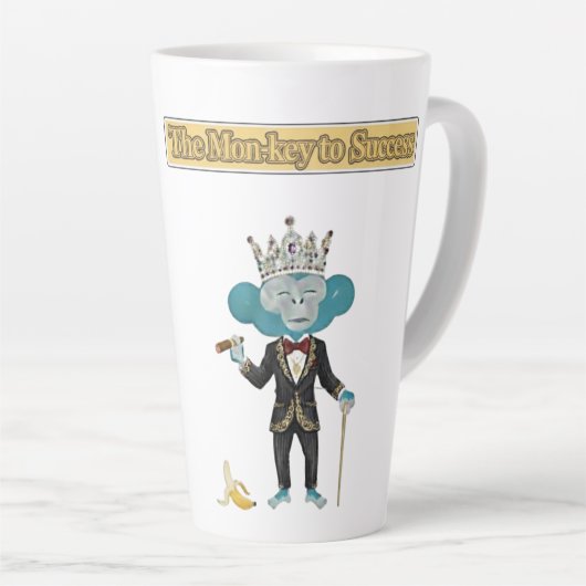 Business Card Latte Mok (Rechterhoek)