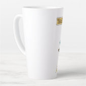 Business Card Latte Mok (Linkerhoek)