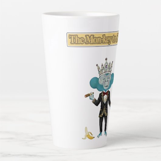 Business Card Latte Mok (Voorkant)