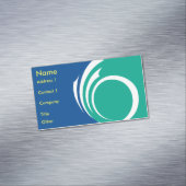 Business Card Magnet with Flag of Ottawa, Canada Magnetisch Visitekaartje (Voorbeeld)