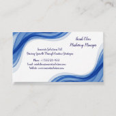 Business Card Minimalist Calligraphy Photographer Visitekaartje (Voorkant)
