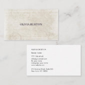 Business card simple style texture background visitekaartje (Voorkant / Achterkant)