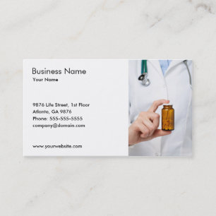 Business Card-sjabloon voor dokter Visitekaartje