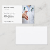 Business Card-sjabloon voor dokter Visitekaartje (Voorkant / Achterkant)