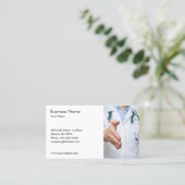 Business Card-sjabloon voor dokter Visitekaartje (Staand voorkant)