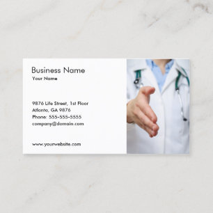 Business Card-sjabloon voor dokter Visitekaartje
