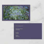 Business Card, "Stained Glass" Visitekaartje (Voorkant / Achterkant)