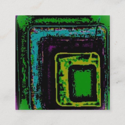 Business Card style and design Vierkante Visitekaartje (Voorkant)