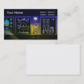 business card template aviation visitekaartje (Voorkant / Achterkant)