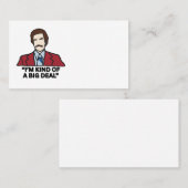 Business Card Template - I'm Kind of a Big Deal  Visitekaartje (Voorkant / Achterkant)