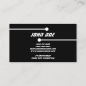 business card, transport, logistic, nightexpress 1 visitekaartje (Achterkant)