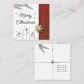 Business Card Vierkante Visitekaartje (Voorkant / Achterkant)