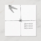 Business Card Vierkante Visitekaartje (Achterkant)