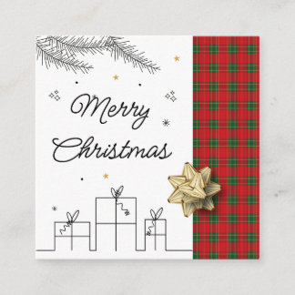 Business Card Vierkante Visitekaartje