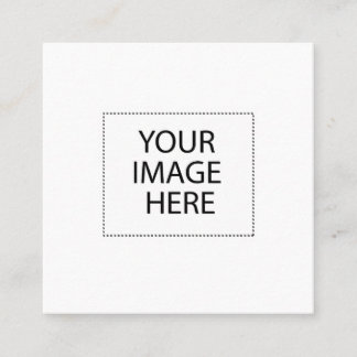Business card vierkante visitekaartje