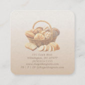 Business Card Vierkante Visitekaartje (Achterkant)