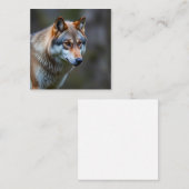 Business card  vierkante visitekaartje (Voorkant / Achterkant)