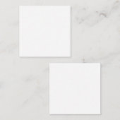 Business Card Vierkante Visitekaartje (Voorkant / Achterkant)