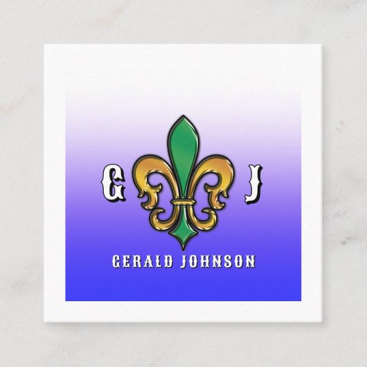 Business Card Vierkante Visitekaartje (Voorkant)