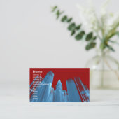 business_card visitekaartje (Staand voorkant)