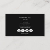 Business Card Visitekaartje (Achterkant)