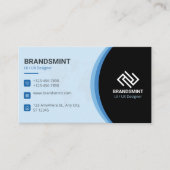 business card visitekaartje (Voorkant)