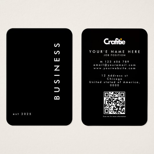 Business card visitekaartje (Voorkant /achterkant)