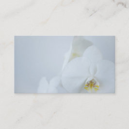 Business Card White Orchids Visitekaartje
