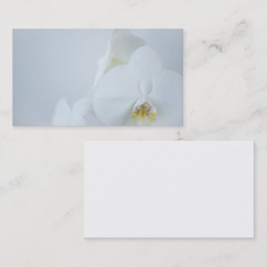 Business Card White Orchids Visitekaartje (Voorkant / Achterkant)
