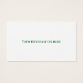 business card with a black and white dog visitekaartje (Achterkant)