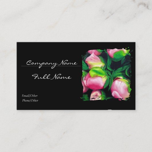 Business Card with appointment  Visitekaartje (Voorkant)