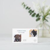 Business Card with appointment  Visitekaartje (Staand voorkant)