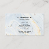 Business card with background bright style visitekaartje (Achterkant)