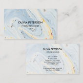 Business card with background bright style visitekaartje (Voorkant / Achterkant)
