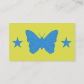 Business Card with Flag of Bady Bassitt, Brazil Visitekaartje (Achterkant)