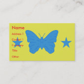 Business Card with Flag of Bady Bassitt, Brazil Visitekaartje (Voorkant)