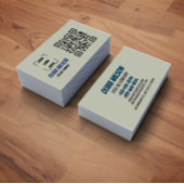 Business Card with QR Code |  Modern Design Visitekaartje