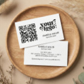 Business Card with QR Code | Simple Modern Design Visitekaartje