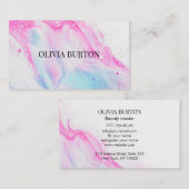 Business card with stripe. visitekaartje (Voorkant / Achterkant)