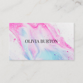 Business card with stripe. visitekaartje