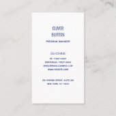 Business card with texture background visitekaartje (Achterkant)