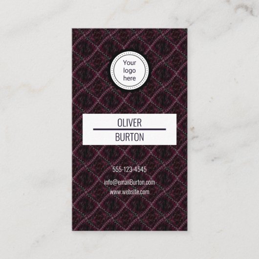 Business card with texture background visitekaartje (Voorkant)