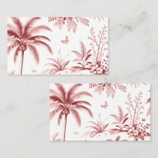 Business cards luxurious pink for business owners  visitekaartje