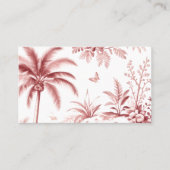 Business cards luxurious pink for business owners visitekaartje (Voorkant)