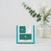 Business cards used in office School everywhere Contactkaartje (Staand voorkant)