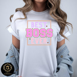 Business Casual Graphic Tee - Best Boss Ever Tri-Blend Shirt
