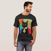 Business Cat Advice Animal Meme T-shirt (Voorkant volledig)