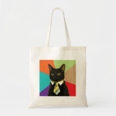 Business Cat Advice Animal Meme Tote Bag (Voorkant)