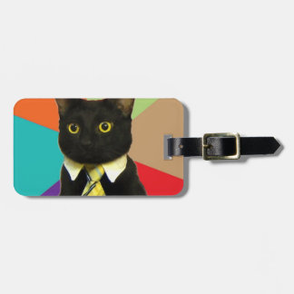 Business Cat Bagagelabel